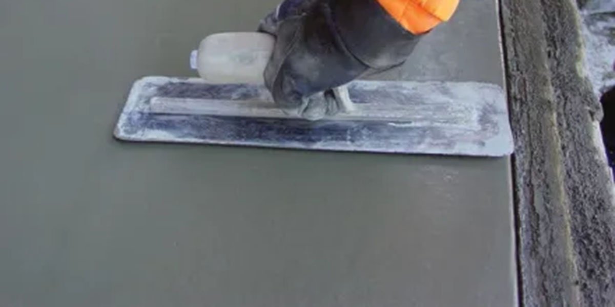 Trowel Concrete Finish